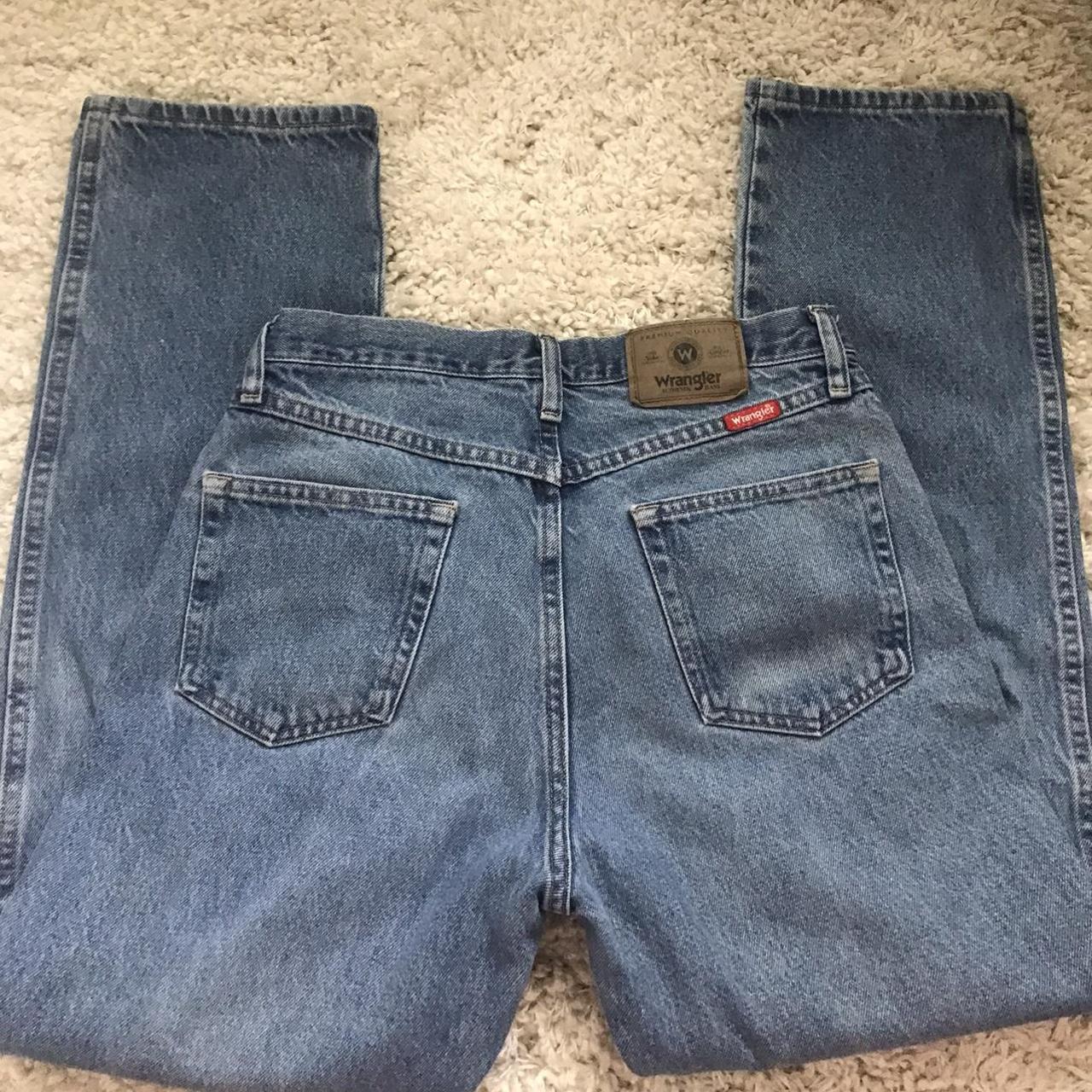 Wrangler Women's Blue Jeans | Depop