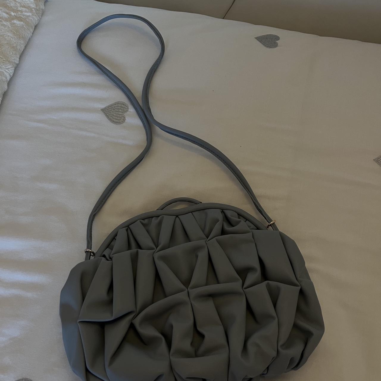 Baby blue zara clutch, comes with cross body strap.... Depop