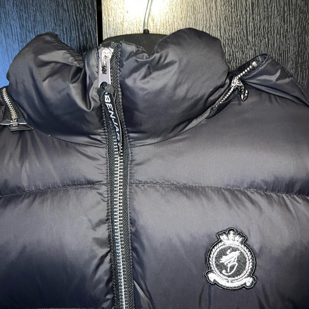 Men’s Benjart Black Puffer Jacket UK Size Worn... - Depop