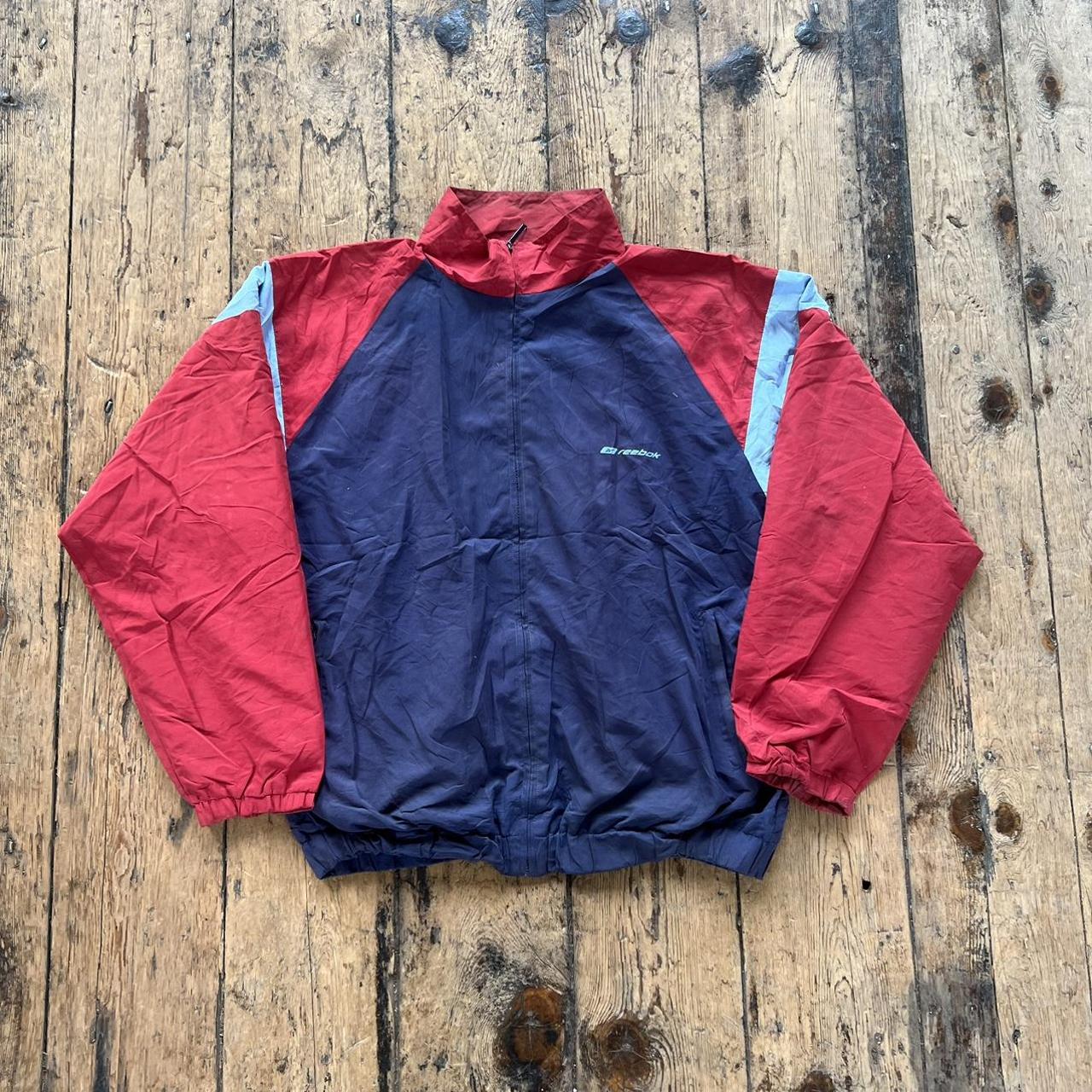 Vintage reebok y2k sport jacket Trademark... - Depop