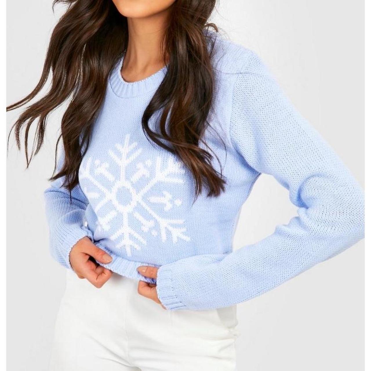 Cropped xmas jumper best sale