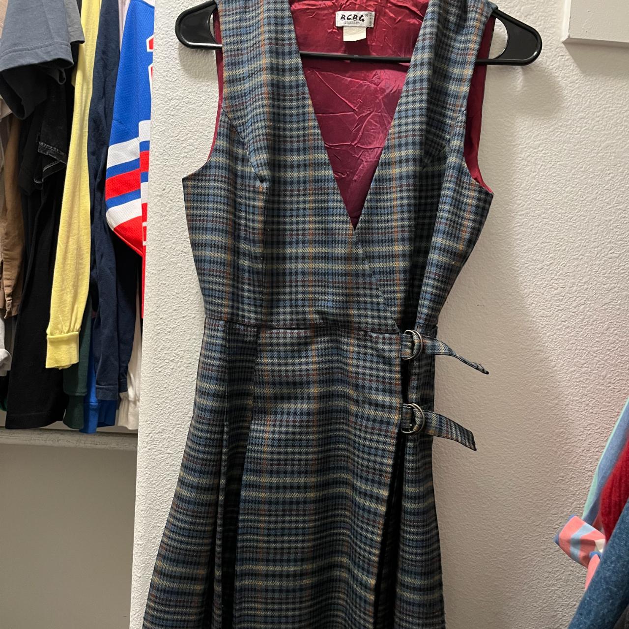 Bcbgeneration plaid outlet dress