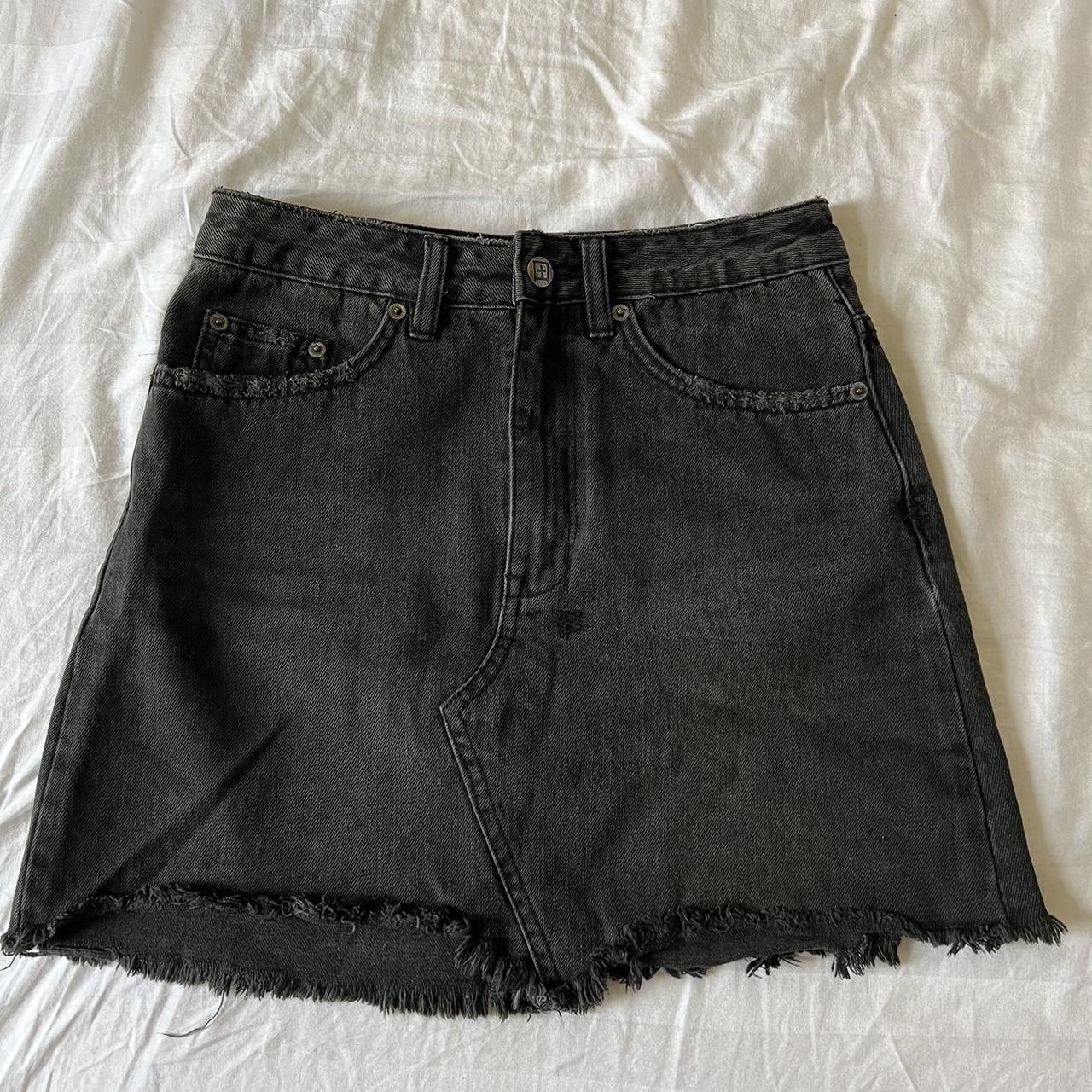 Ksubi denim mini skirt. Labelled size 26” (size 8).... - Depop