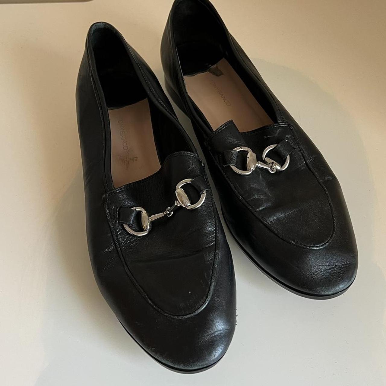 Tony Bianco leather loafer. Size 9 AU women. - Depop