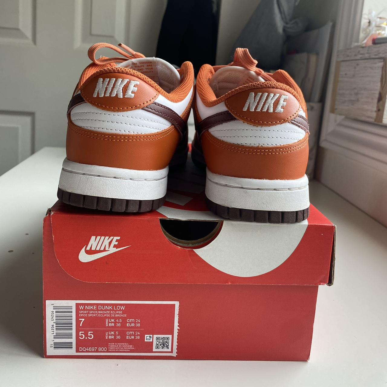 womens orange nike trainers
