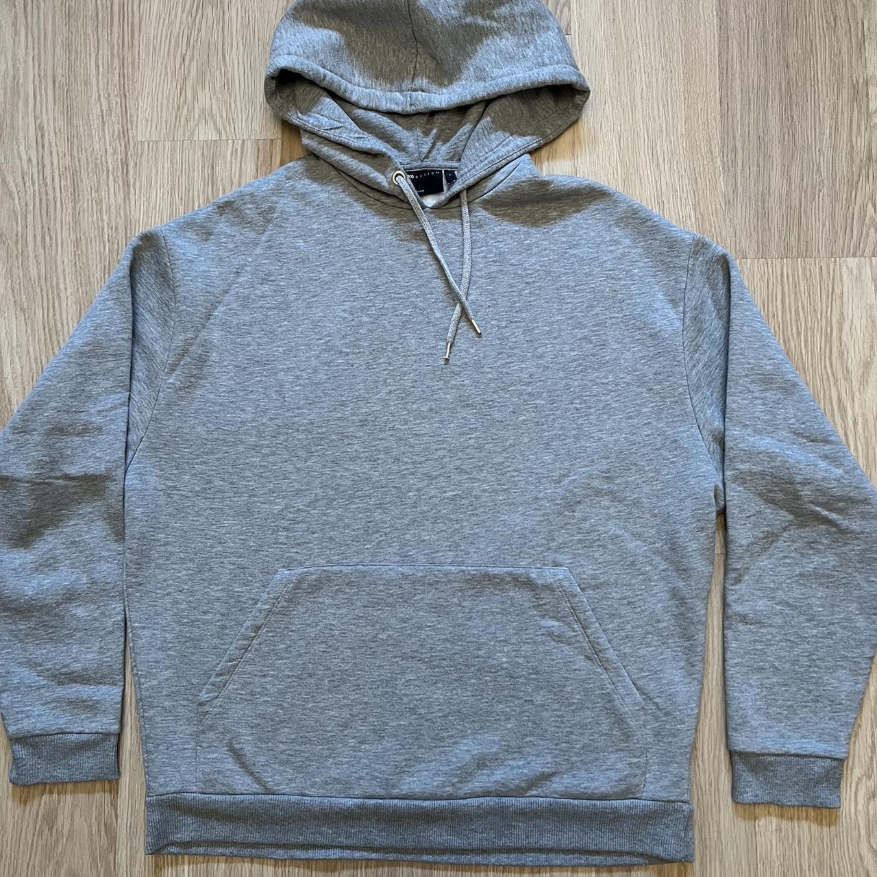 ASOS Design Oversized Grey Hoodie Men’s size... - Depop