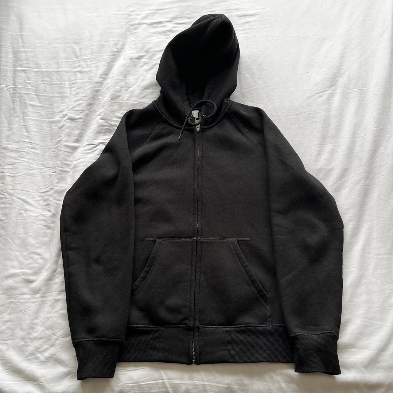 Carhartt black zip up hoodie XS | excellent... - Depop