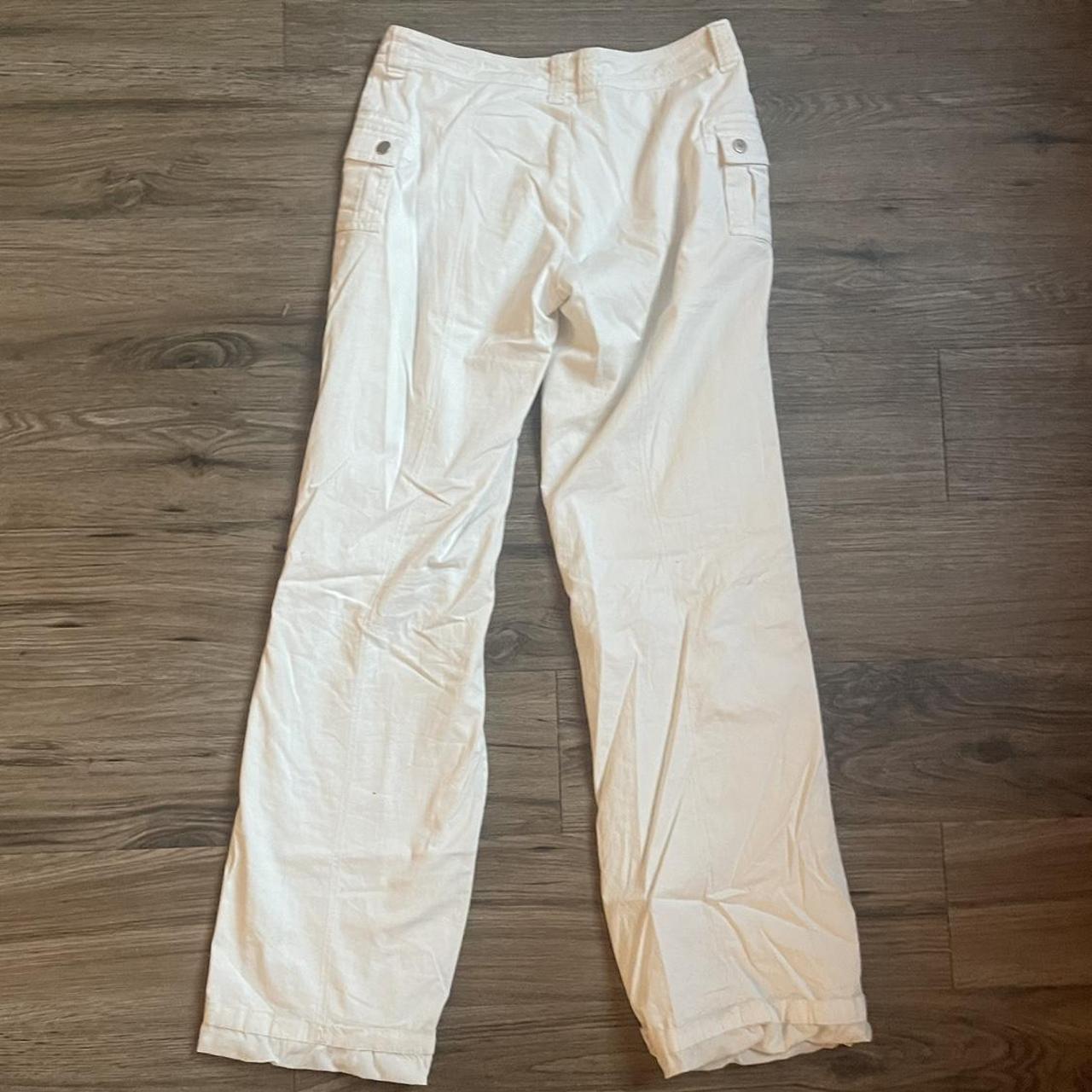 I.AM.GIA White Cargo Pants Worn but still in good... - Depop