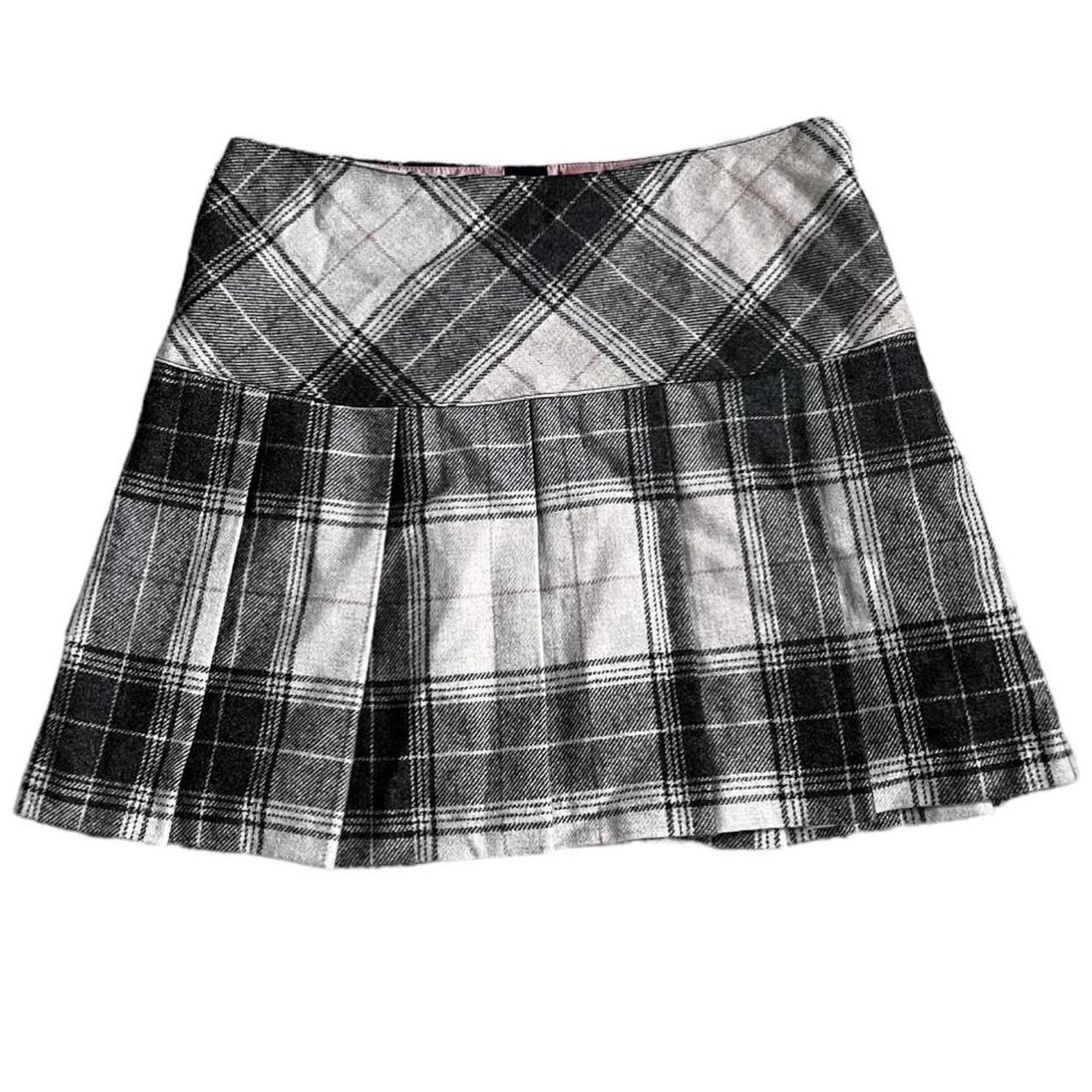 Super Cute Pink Plaid Mini Skirt Depop