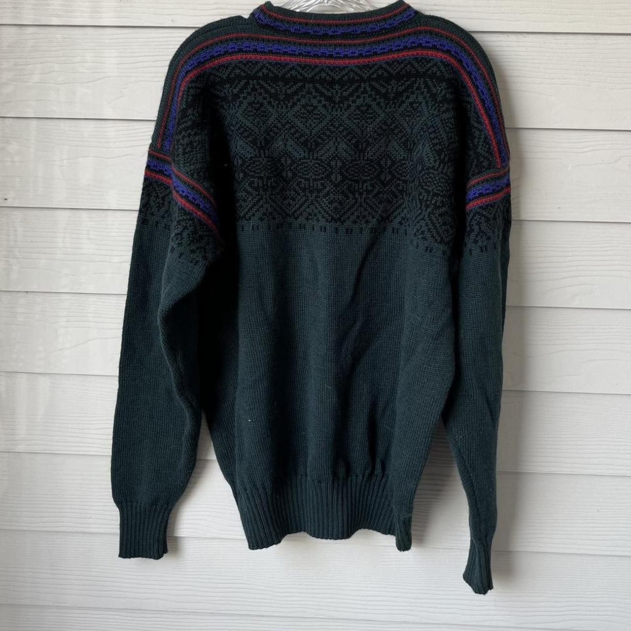 MeisterSinger Women's Green and Red Jumper (2)