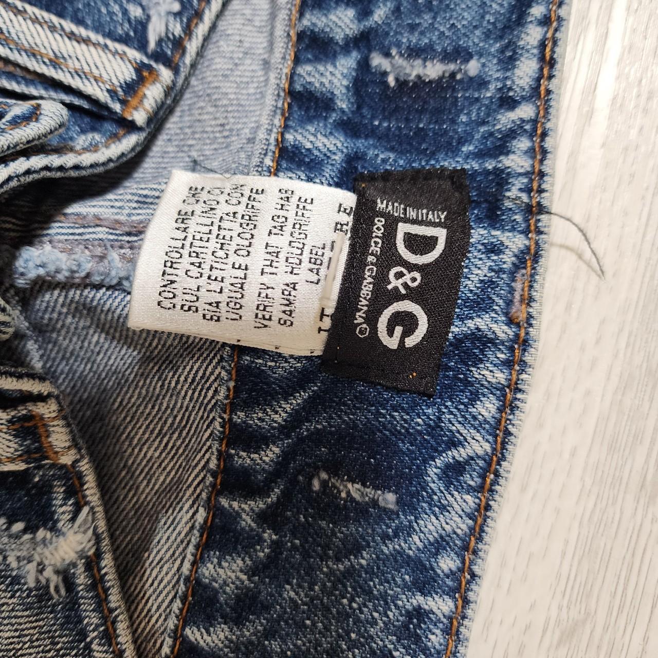 Vintage Dolce Gabbana low rise flared jeans size... - Depop