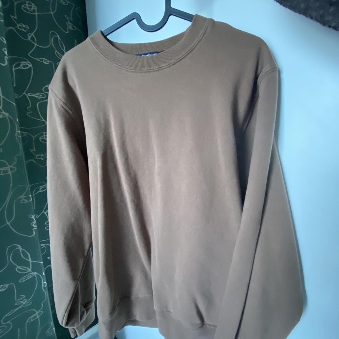 Brandy Melville Women's Brown Sweatshirt Depop
