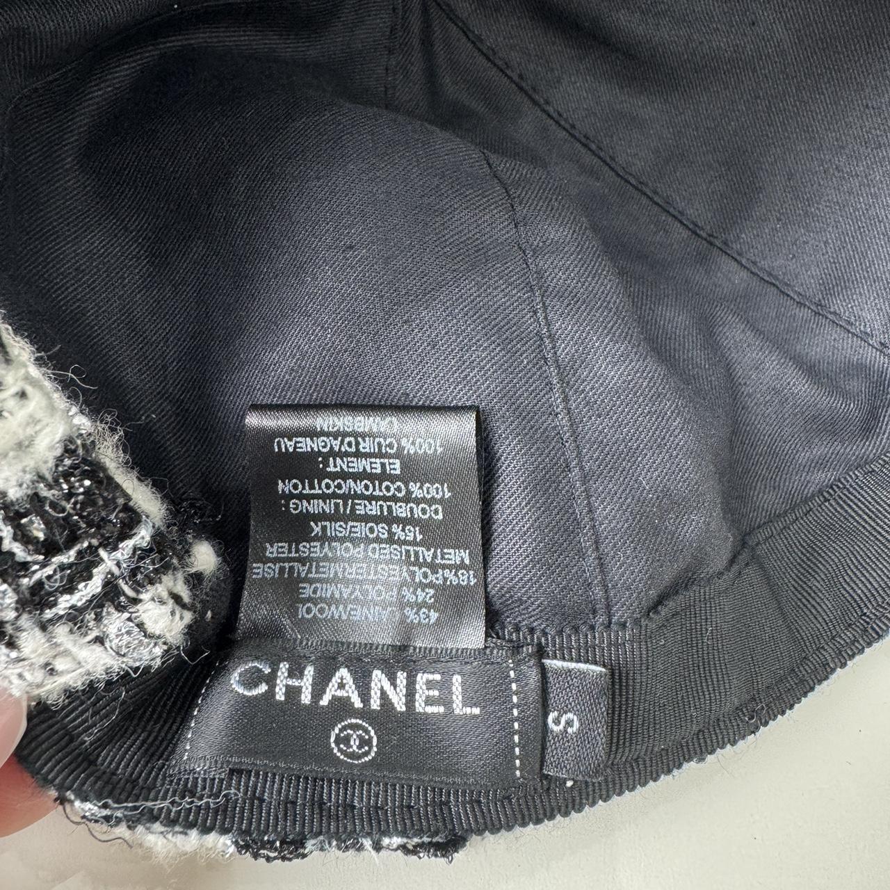 Chanel baseball cap Woven Box and receipt Size small - Depop