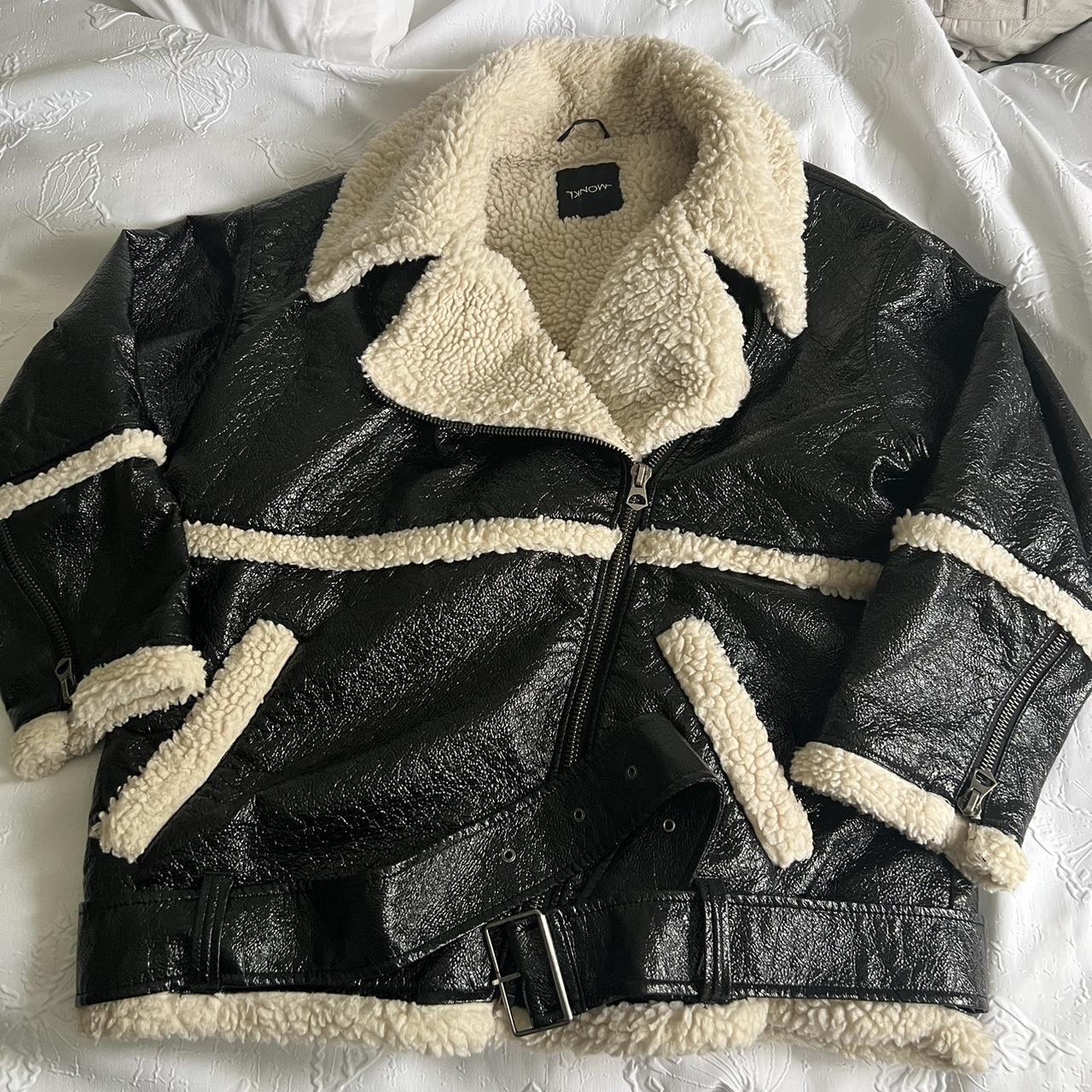 Aviator jacket monki best sale