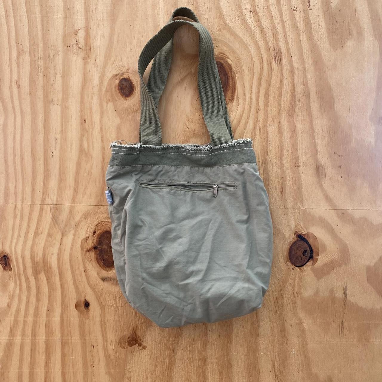 Life is Good Women's Green and Pink Bag Depop