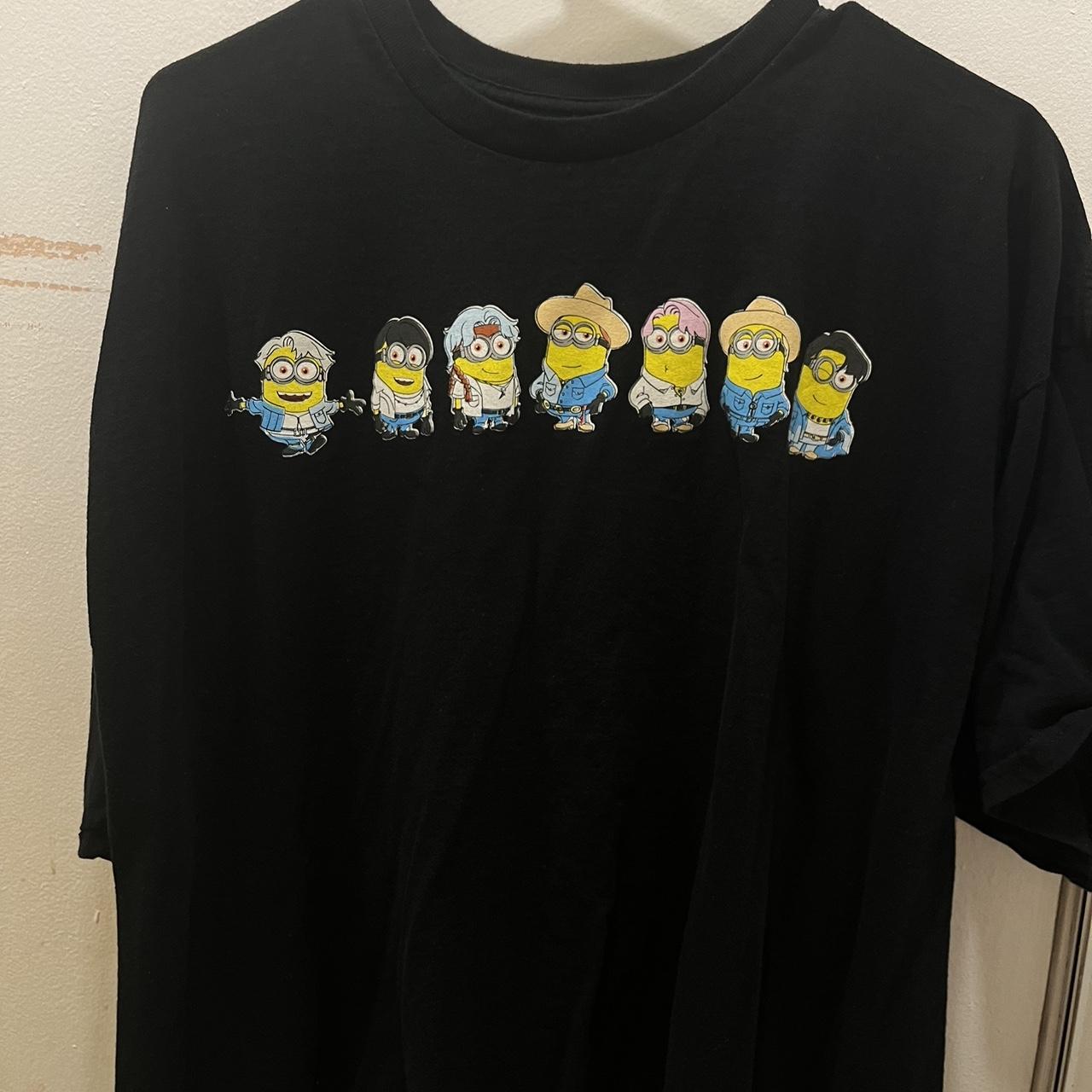 BTS X DM4 black shirt BTS MINION shirt exclusive | Depop