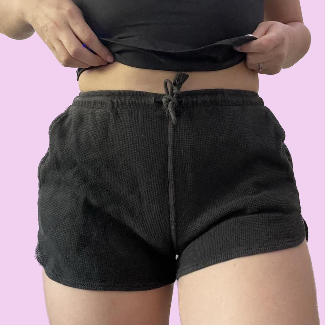 Waffle knit Brandy Melville shorts in amazing... Depop