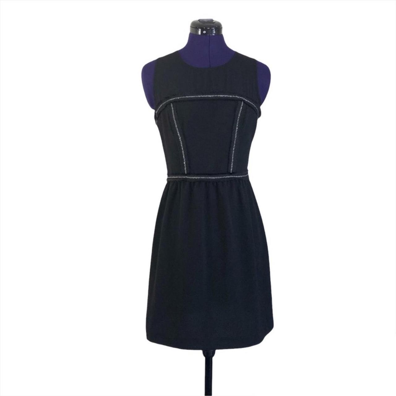 Vera wang black cocktail hot sale dress