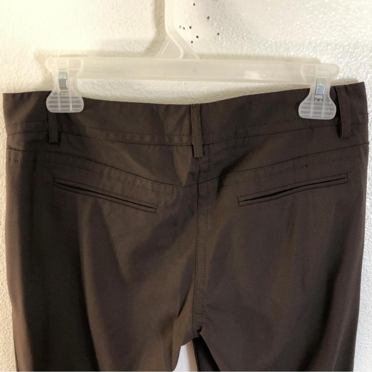 Theory Brown Capri Pants Size 10 29 waist 19 - Depop