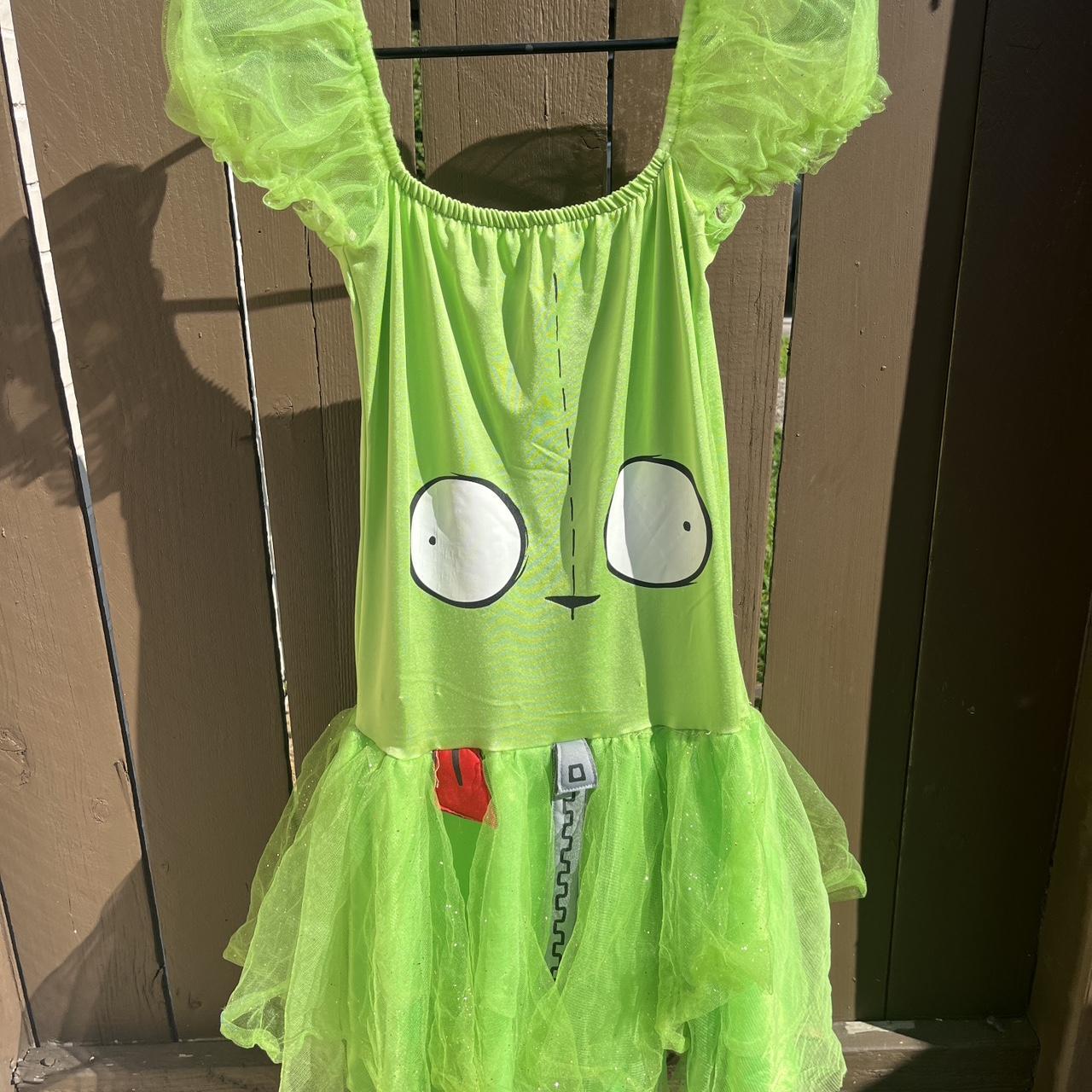 Y2K Invader Zim GIR Costume , rare and in good used...