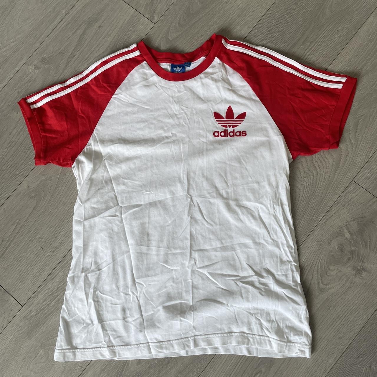 Red Logo-printed T-shirt ADIDAS Originals - Vitkac France