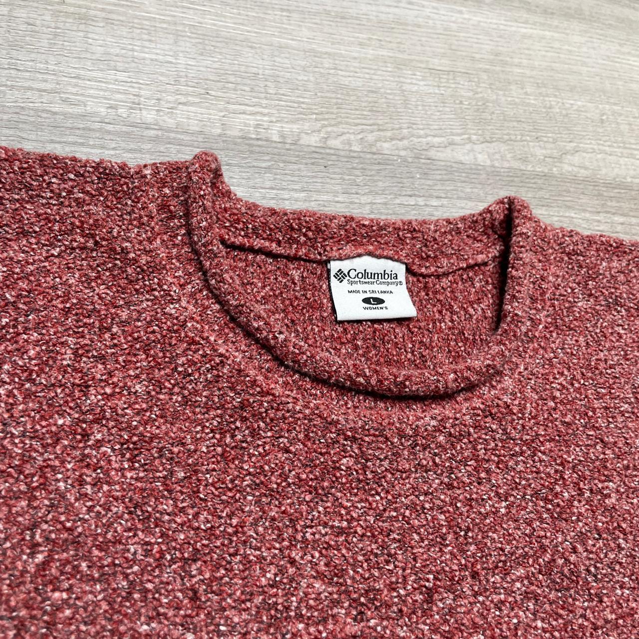 Columbia Sportswear Women's Burgundy and Red Jumper | Depop