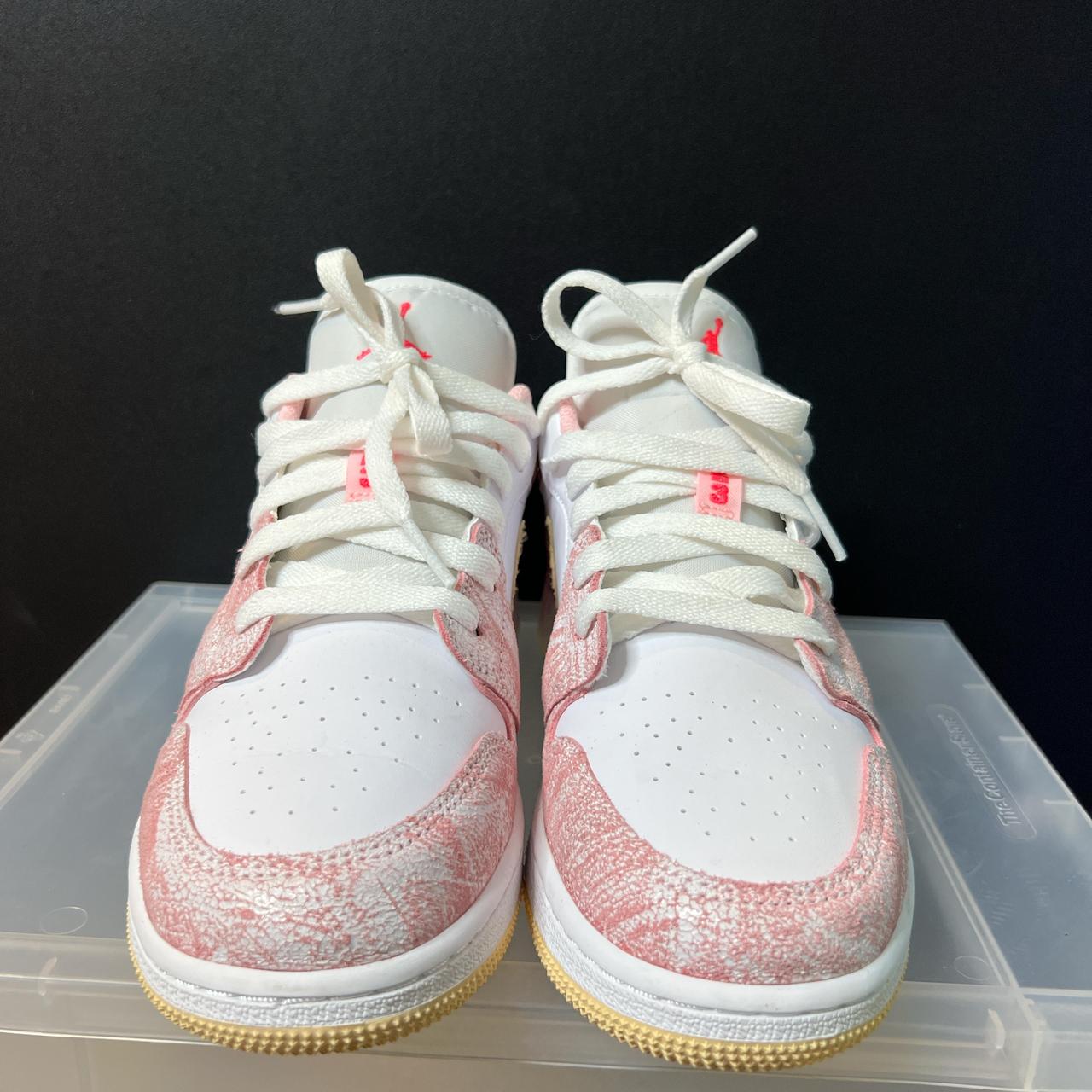 Low Paint Drip Aj1 Low Ice Cream Air Jordan Low GS 'Strawberry Ice