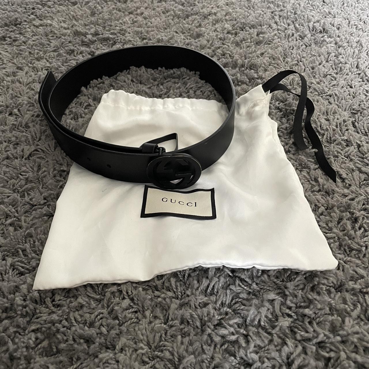 mens black gucci belt