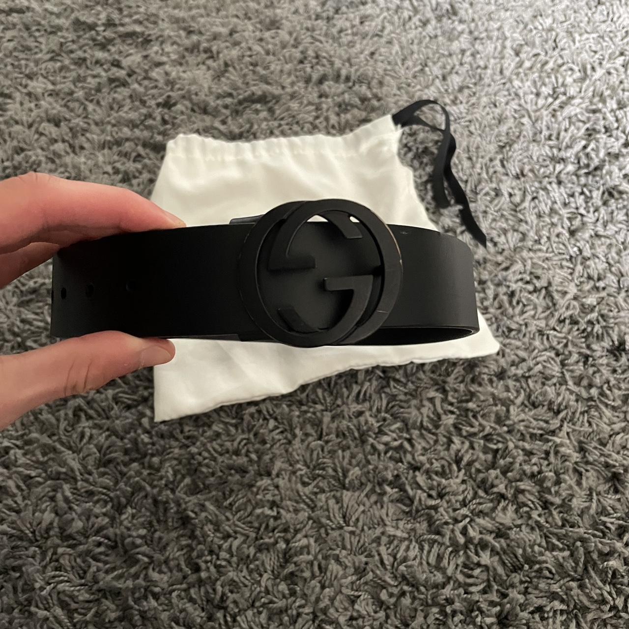 mens black gucci belt