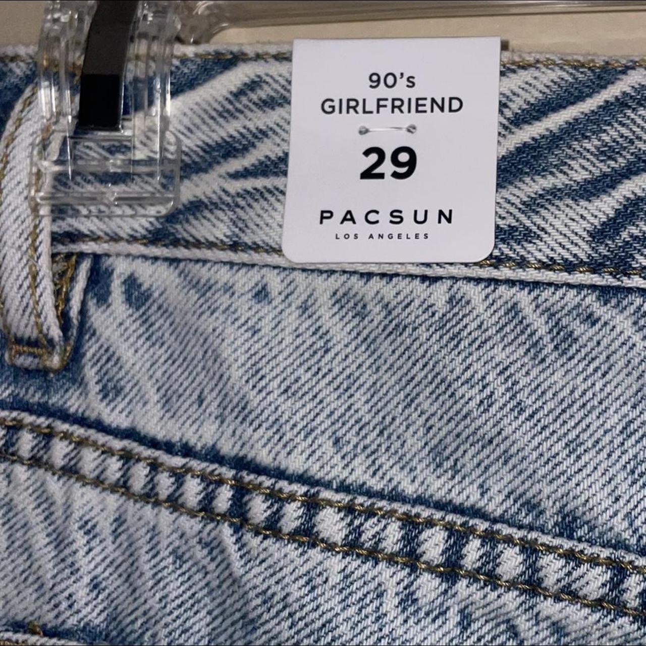 PacSun Women's Blue and White Shorts (4)