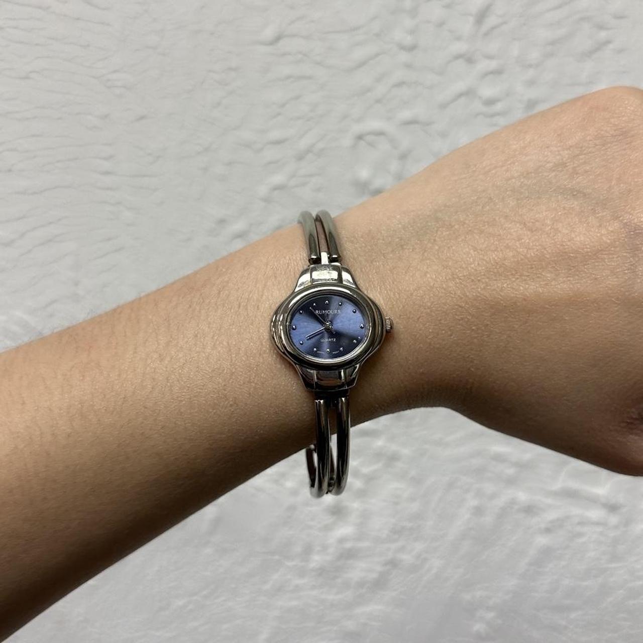 VTG Vintage Rumours Quartz Watch Silver Tone Light Depop