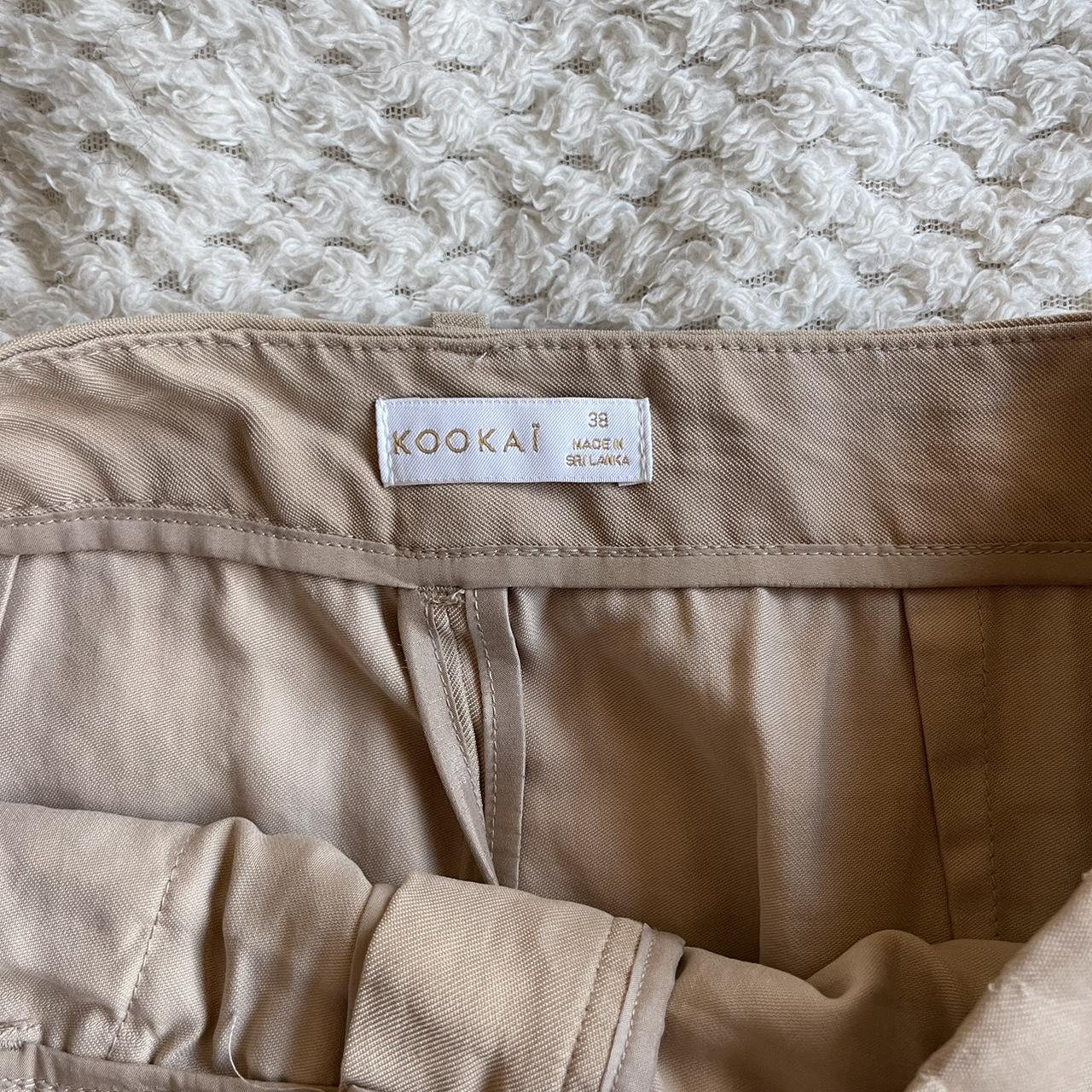 Kookai - Tailored Pant - Tan Size 38 (AU10) Worn... - Depop