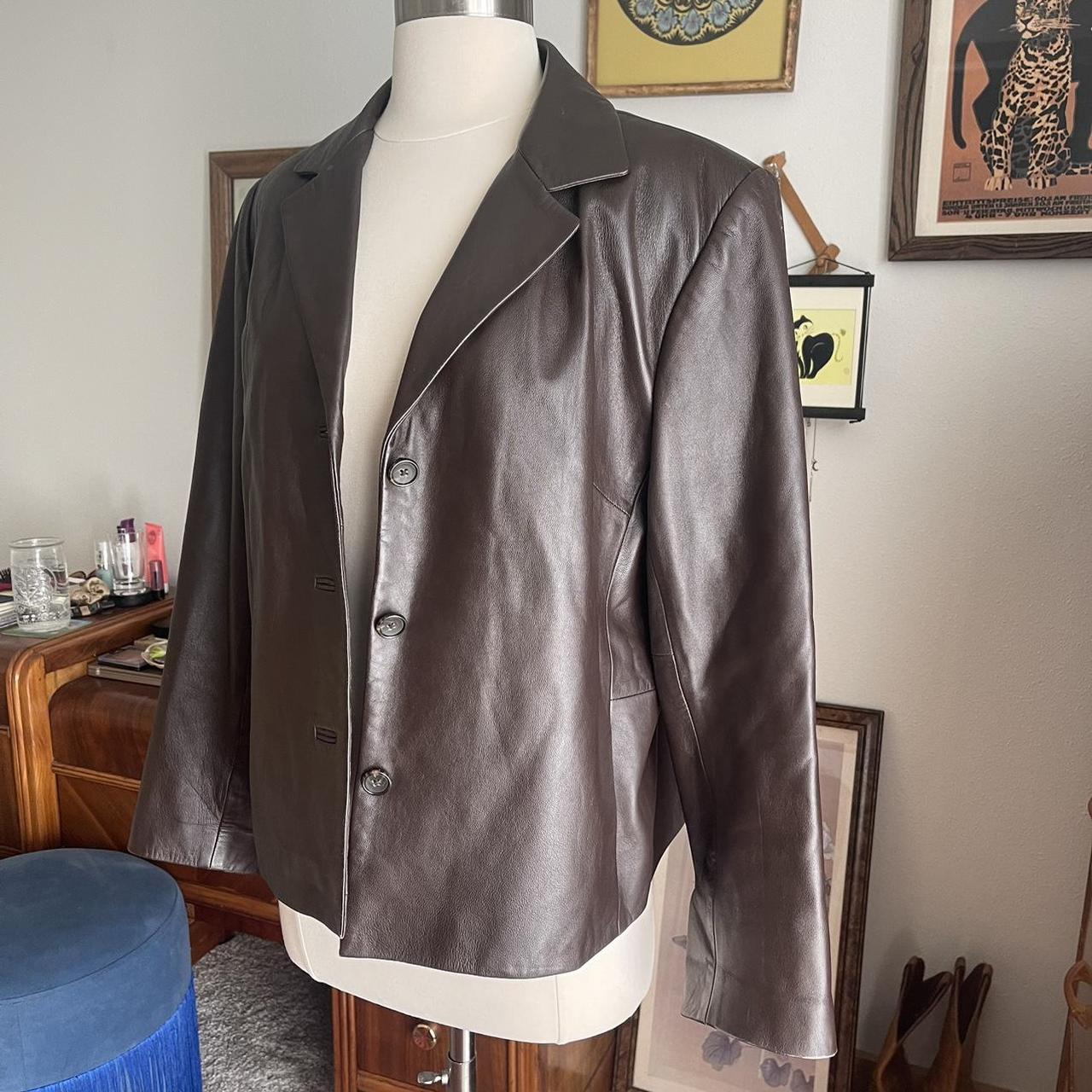 Talbots leather blazer Outlet