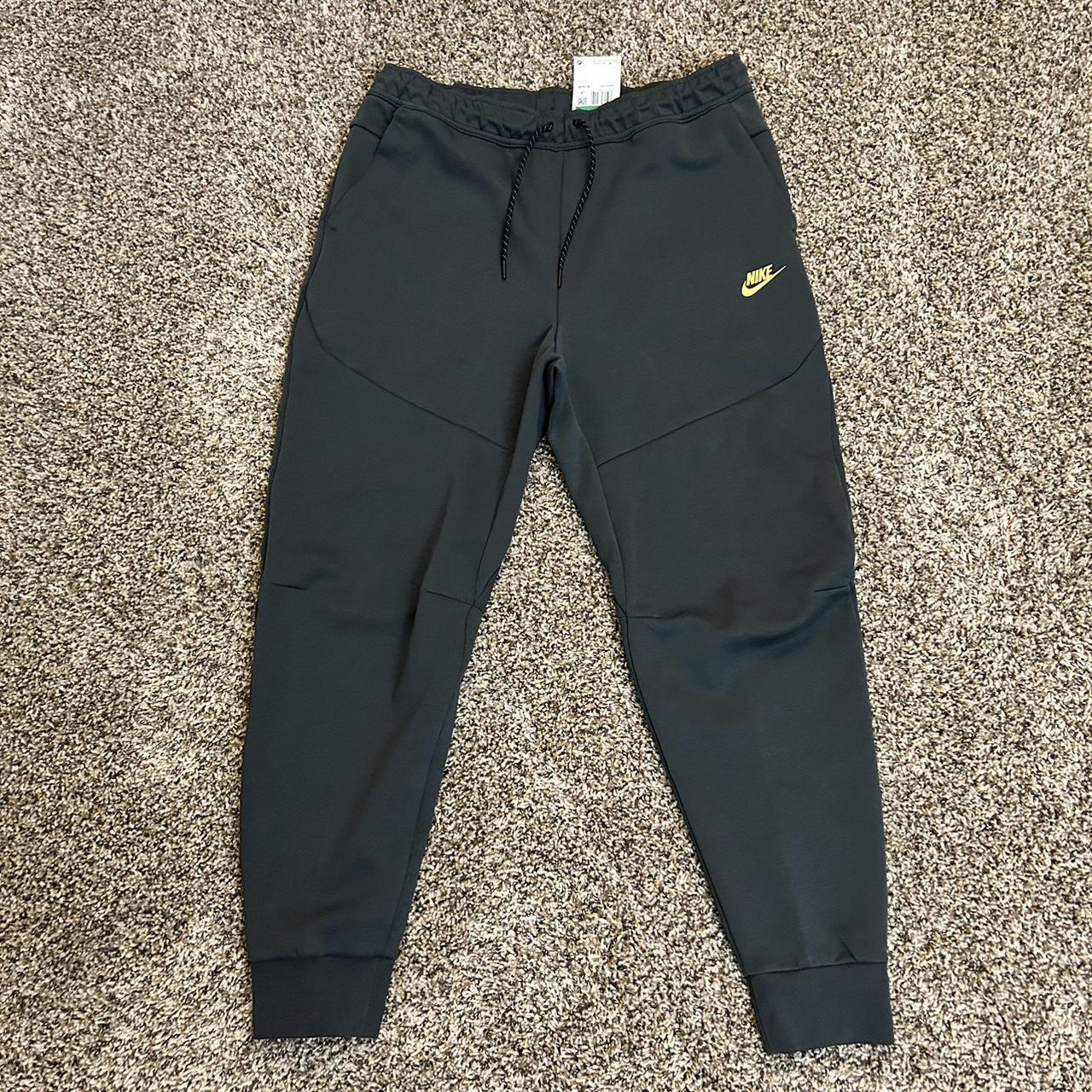 Nike Tech Fleece Dark Grey Jogger Pants In A Size... - Depop