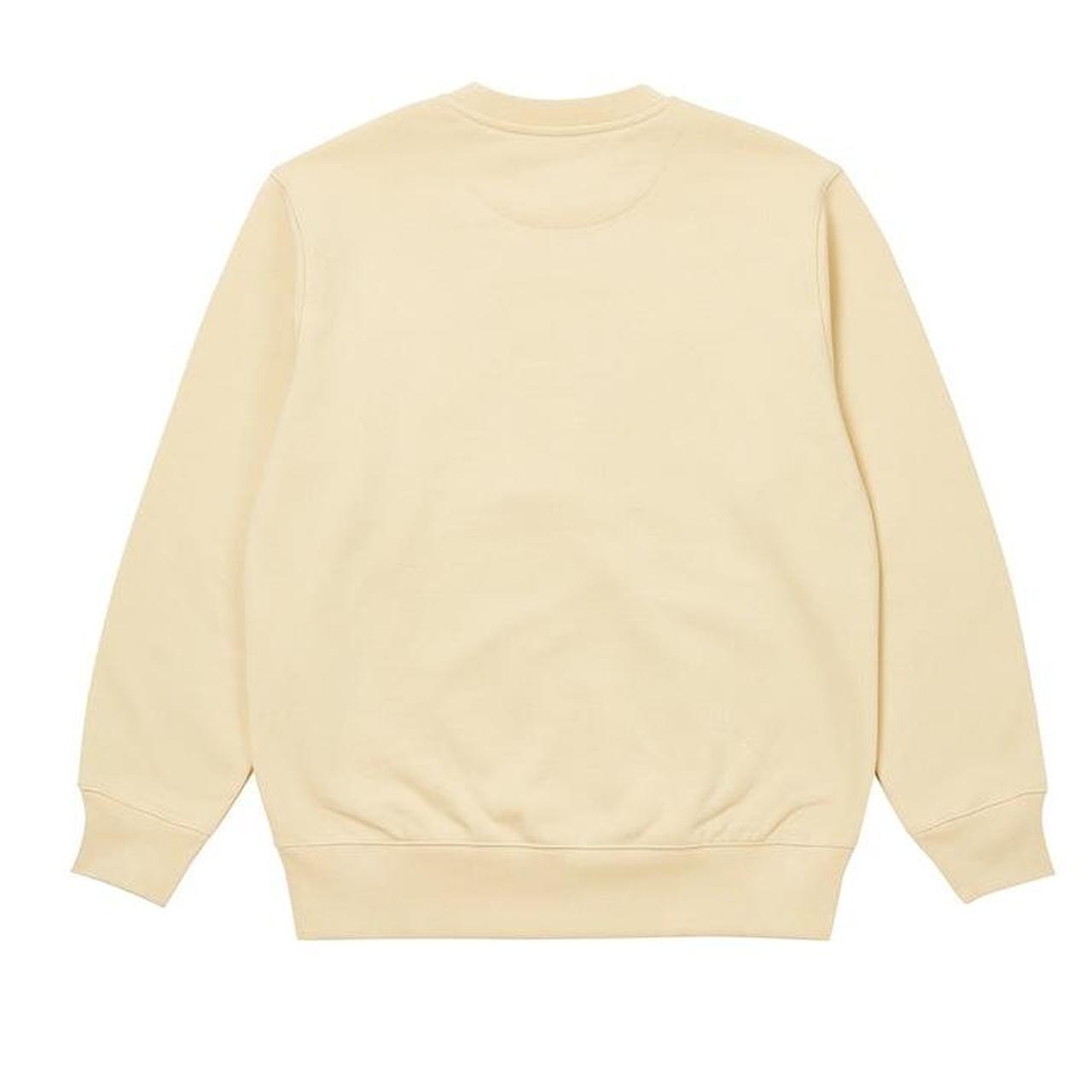 Palace Men's Cream and White Jumper (2)