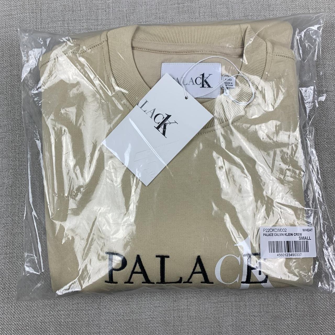 Palace Men's Cream and White Jumper (4)