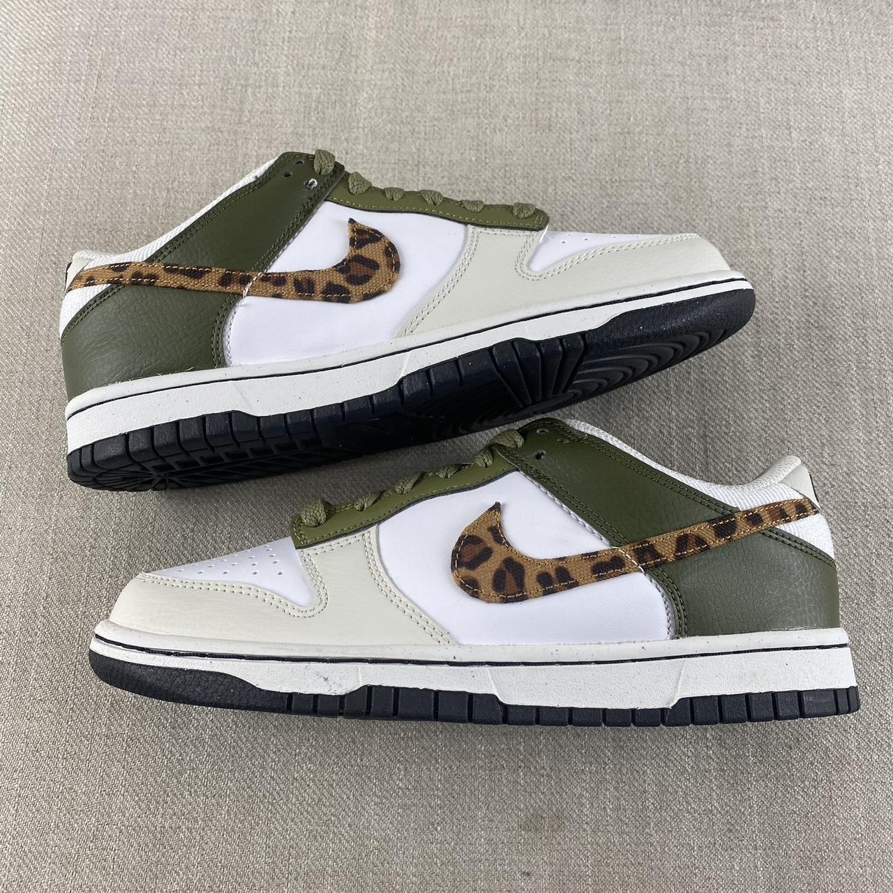 🐆 2022 Nike Dunk Low “Olive Leopard” 👟 3.5Y-7Y... - Depop