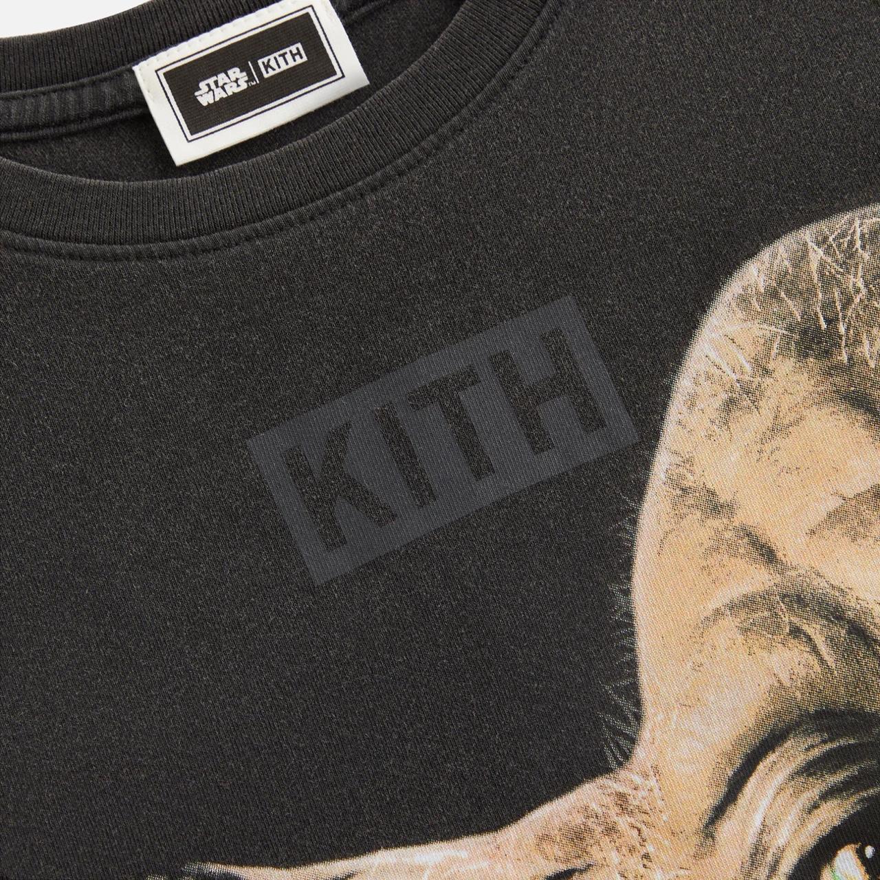 🛸 Kith Star Wars Kids Yoda Vintage Tee Black 🔎... - Depop