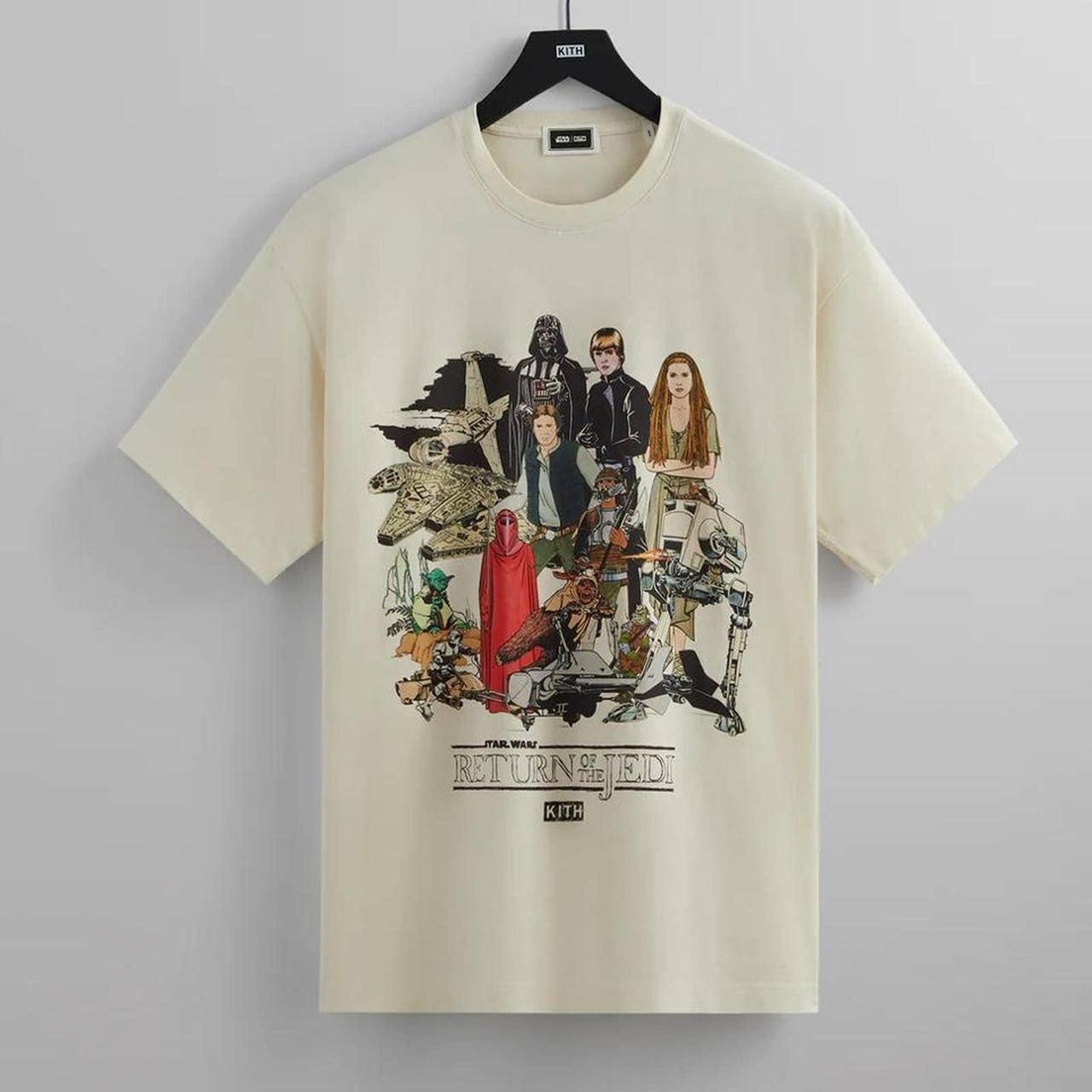 Kith x Star Wars Illustration Vintage T Shirt Men... - Depop