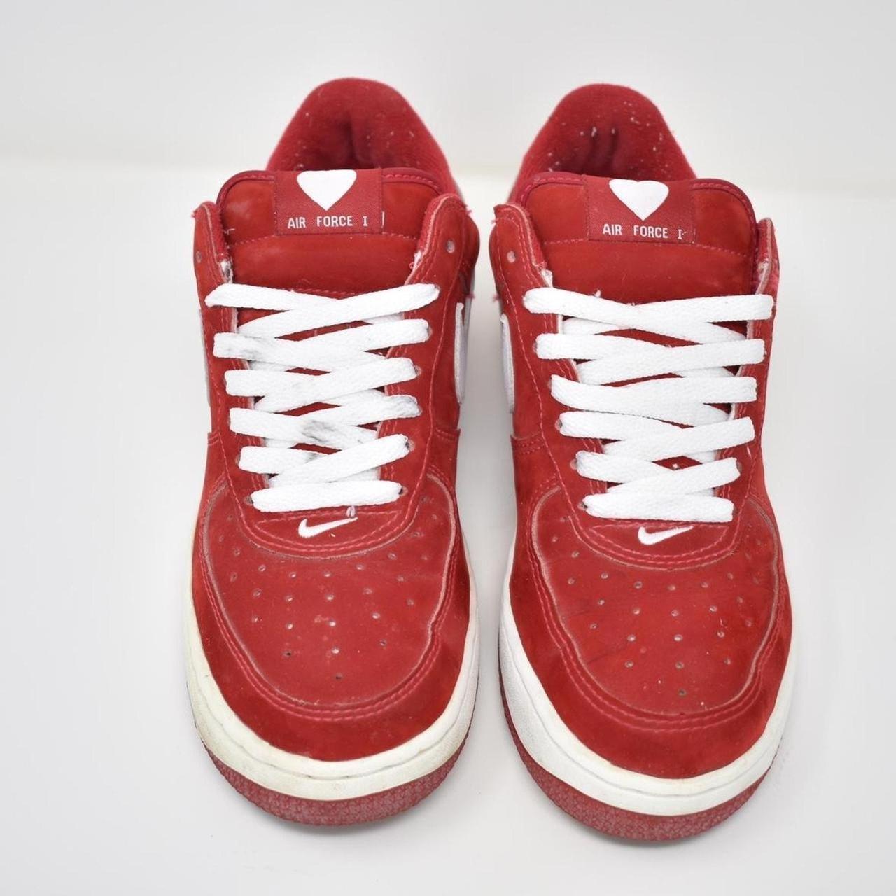 vintage nike red 2003 valentines air force 1