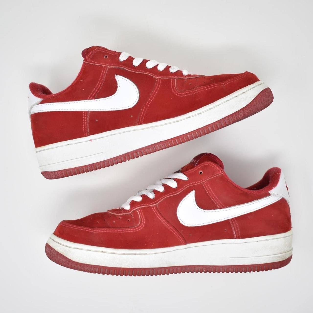 vintage nike red 2003 valentines air force 1