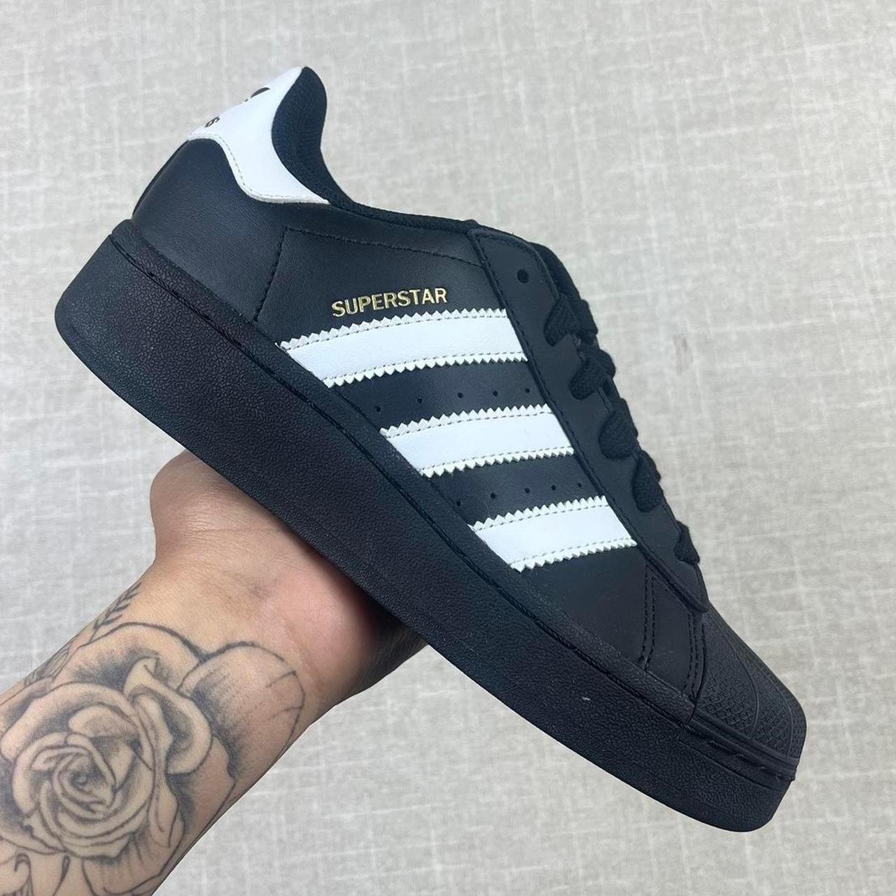 Adidas Superstar XLG Black Men 8. Brand new in. Depop