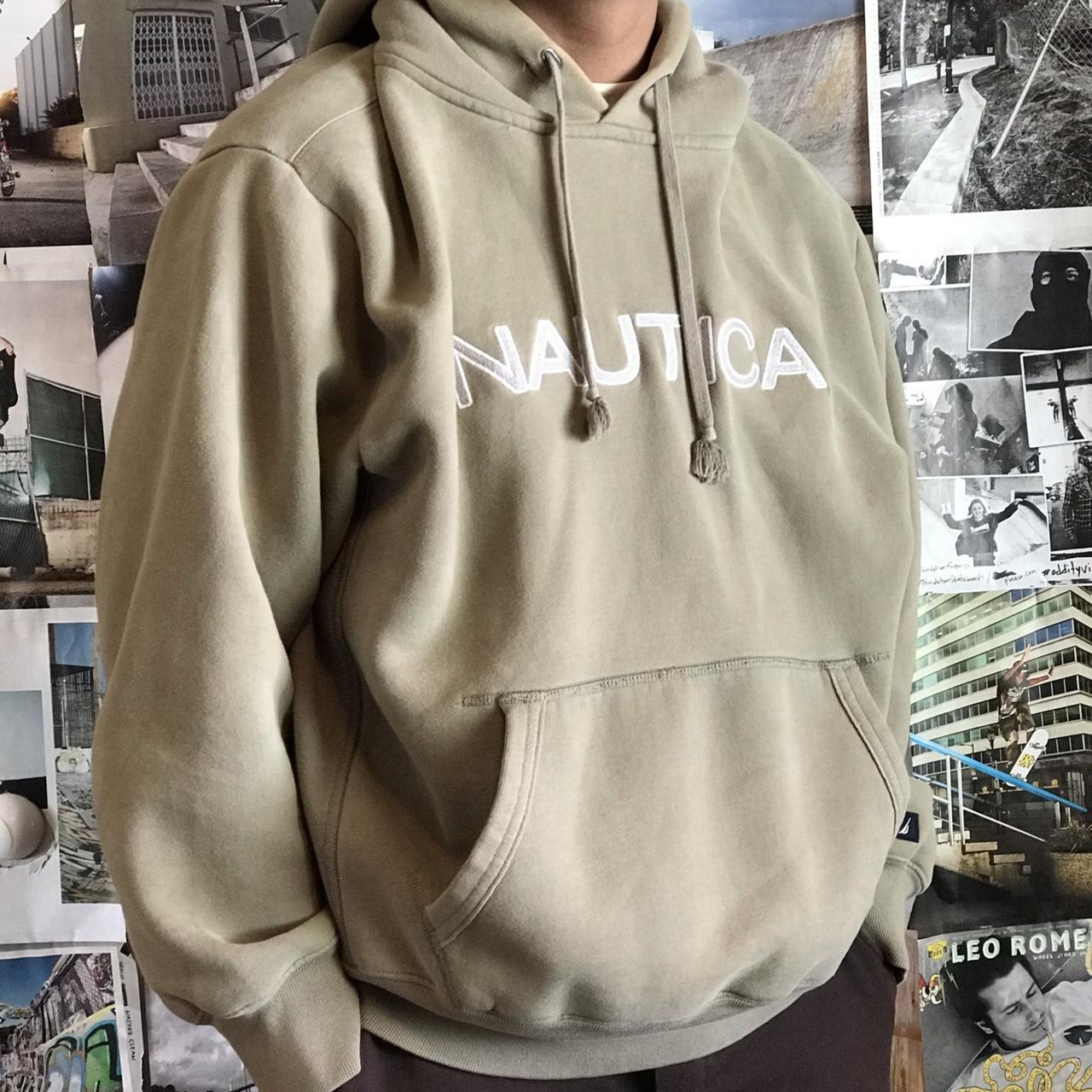 Mens Large Nautica Hoodie No tears or rips. It has a... - Depop