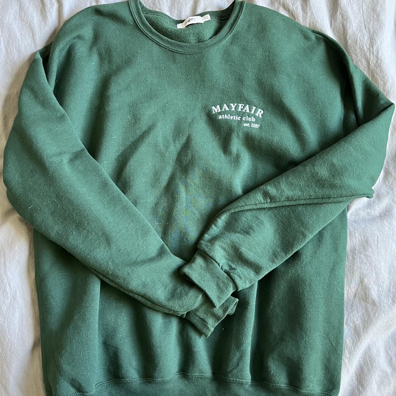 Mayfair Athletic oversized embroidered green... Depop
