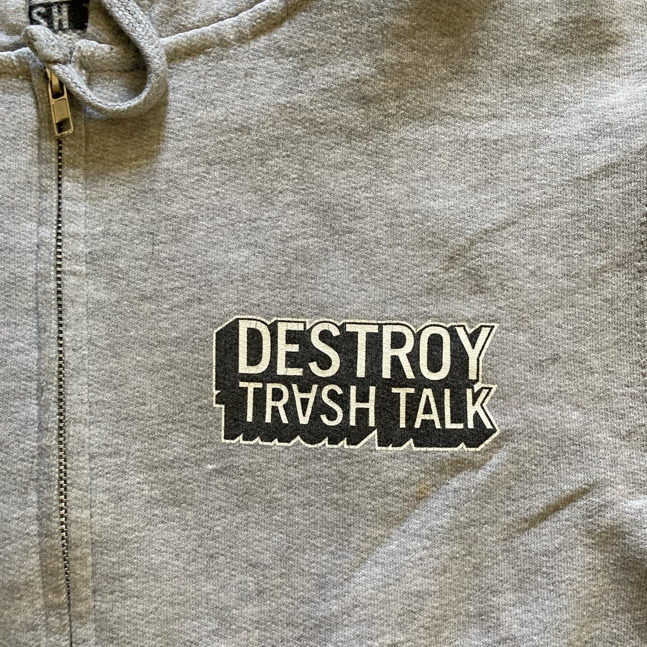 TRASH TALK DESTROY HOODIE HOODED SWEATSHIRT NEW OFFICIAL BAND NO