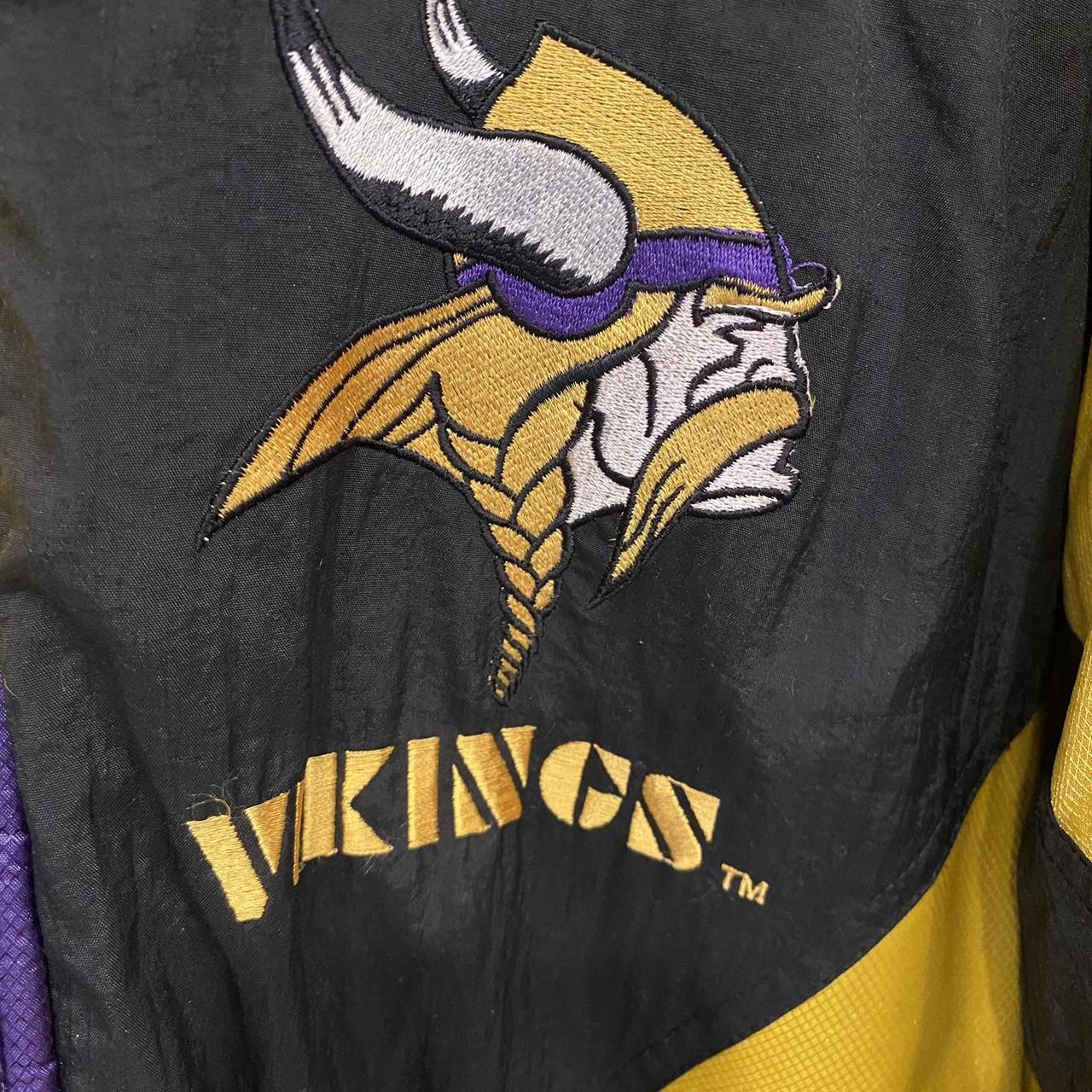 Vintage 90's Minnesota Vikings Winter Coat Used in - Depop