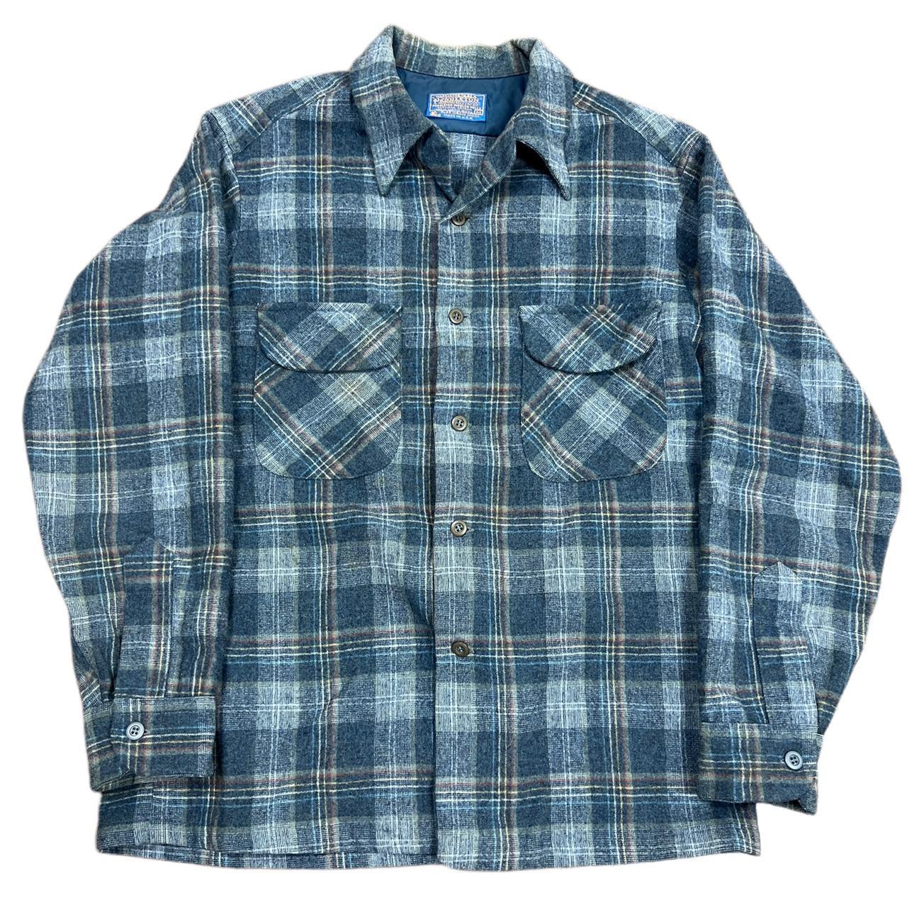 Pendleton Men's Blue Shirt | Depop