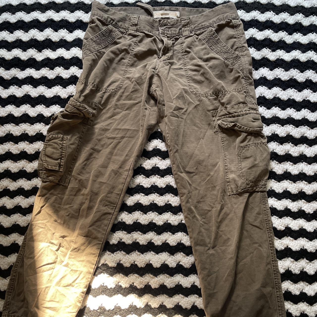 j-crew chino cargo pants! tried on and the fit... - Depop