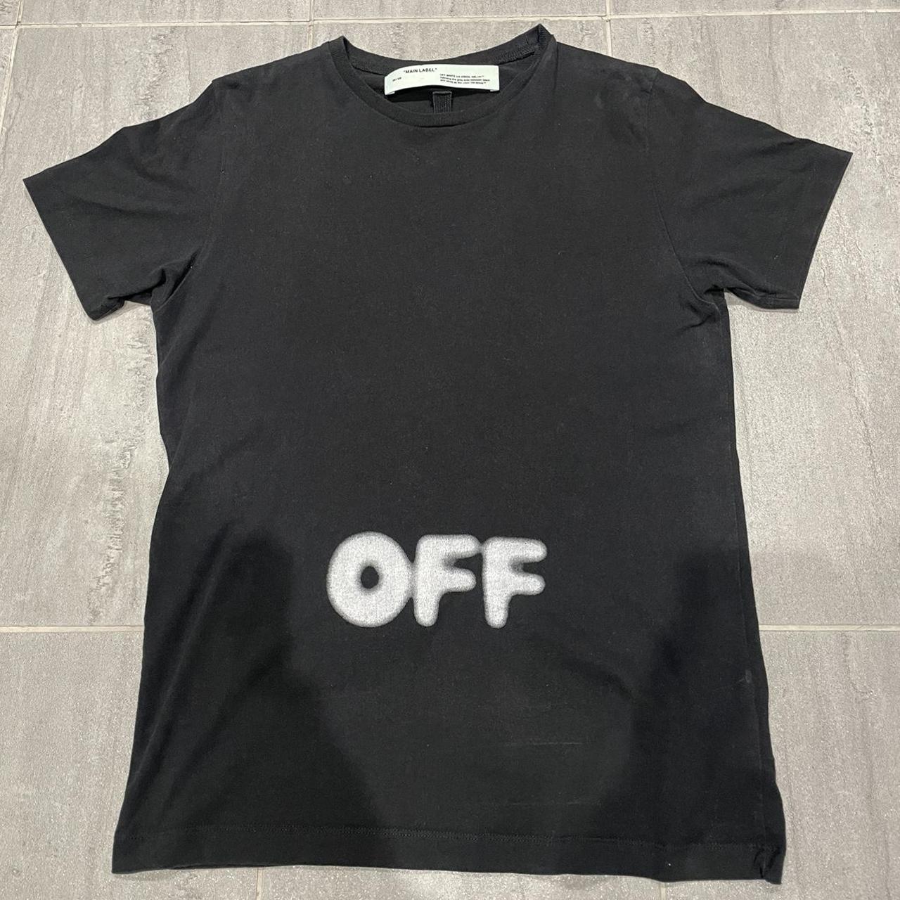 offwhite black t shirt