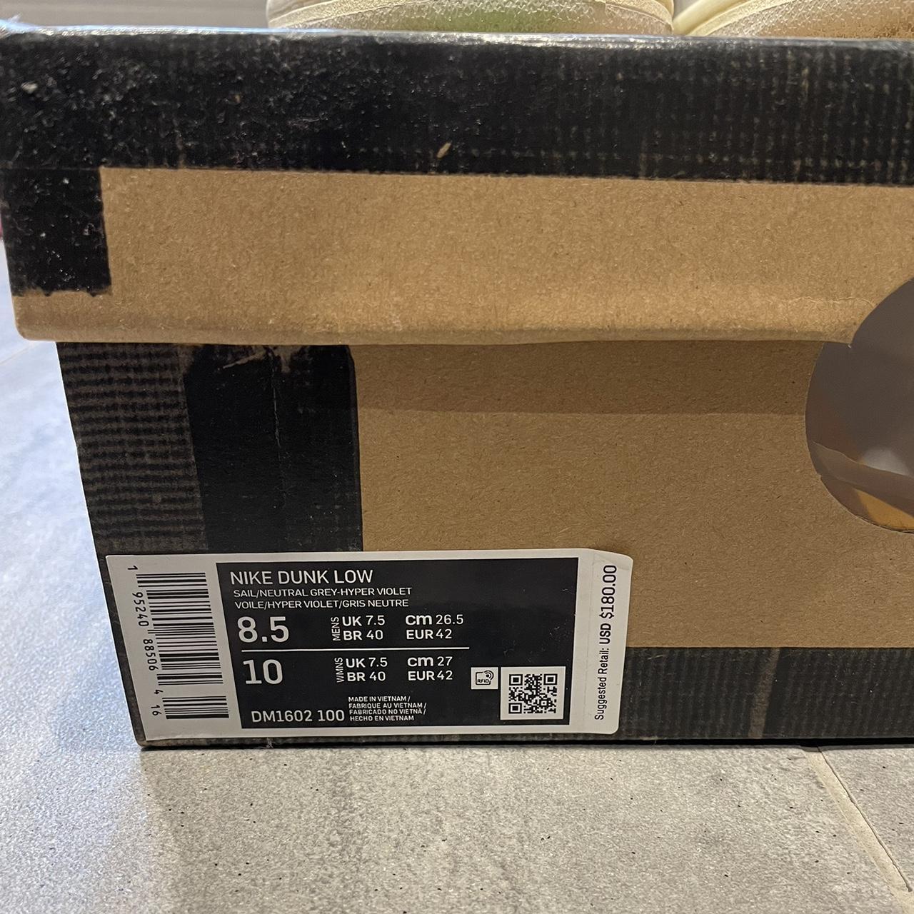 regency purple off white dunk